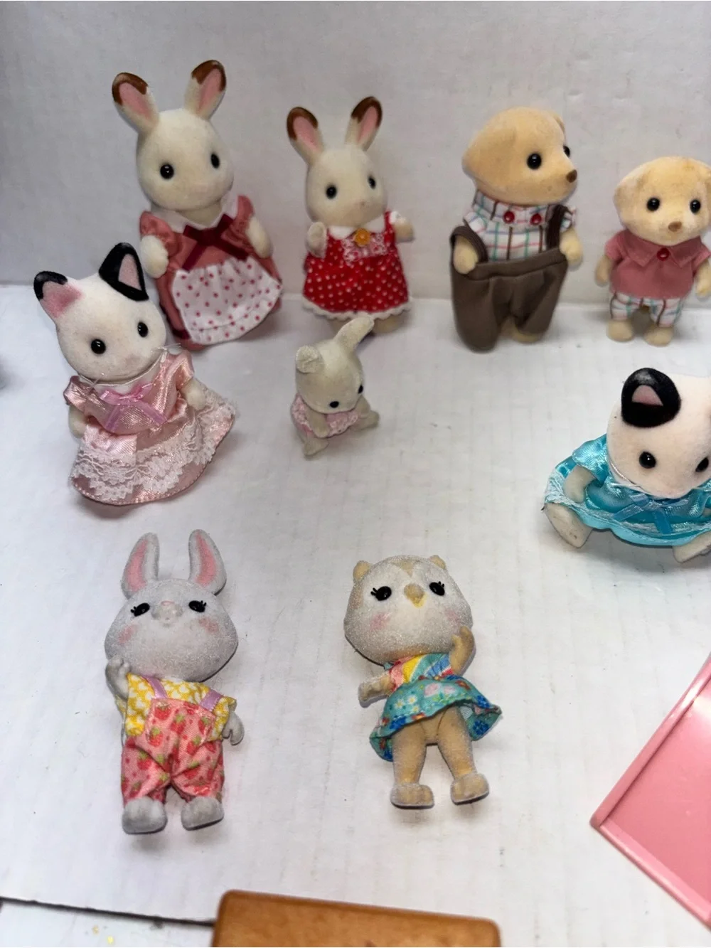Calico critters figures and accessories lot